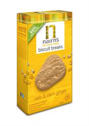 Glutenfri Biscuit Breaks Stem Ingefära 160g (beställ i singel eller 12 för handel yttersida)