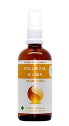 15 % RABATT Amber Colloidal Silver Spray 100ml (bestill i enkeltrom eller 8 for detaljhandel ytre)