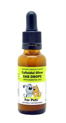 Pets Colloidal Silver Ear Drops with essential oils 30ml