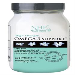 Omega 3 støtter 60 kapsler
