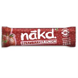 Nakd Strawberry Crunch Bar 28g (bestill 18 for detaljhandel ytre)