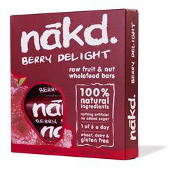 Nakd Berry Delight MP 4x35g (pedir por separado o 12 para el comercio exterior)