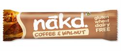 Nakd Coffee &amp; Walnut (pedir en unidades individuales o 18 para el exterior minorista)