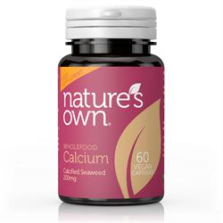 Wholefood Calcium fra Seaweed 200mg 60 vcaps