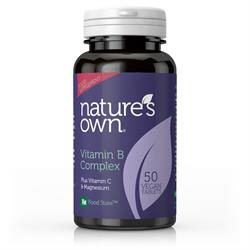 Vitamine B Complex Plus Vitamine C & Mag: (50 tabletten)