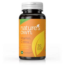 Vitamina C com Bioflavonóides Baixo Ácido 250mg 50 tab