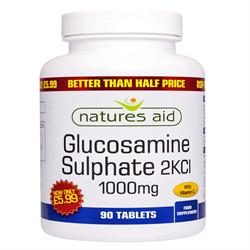 Glucosaminsulfat - 1000mg (med C-vitamin) - 5 (bestil i singler eller 10 for bytte ydre)