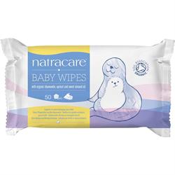 Organic Baby Wipes x 50 (order in singles or 16 for trade outer)