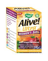 Alive! Ultra Women`s 50+ Multivitamin (order in singles or 12 for retail outer)