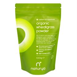 Organic Wheatgrass Powder 100g (order in singles or 8 for trade outer)