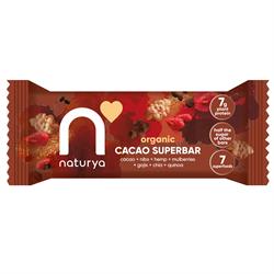 Superbar de cacao orgánico 40 g (pedir 16 para el comercio exterior)