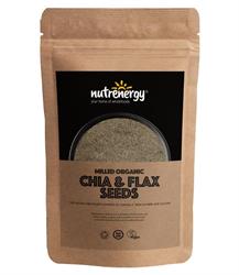 Milled Organic Chia & Flax Seeds Blend 200g (order in singles or 15 for trade outer)