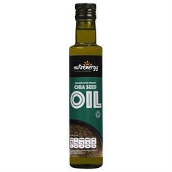 Organic Chia Seed Oil 250ml (order in singles or 9 for trade outer)
