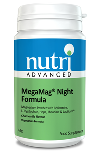Nutri Advanced Megamag® สูตรกลางคืน (คาโมมายล์) ผงแมกนีเซียม 174 กรัม