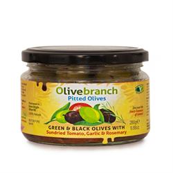 Olive pomodorini essiccati al sole/rosmarino 280g