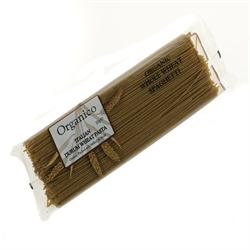 Espagueti marrón orgánico 500 g (pedir por separado o 12 para el comercio exterior)