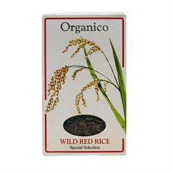 20% ZNIŻKI Organiczny dziki czerwony ryż (pełnoziarnisty) 500g (zamów pojedyncze sztuki lub 12 sztuk na wymianę zewnętrzną)