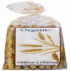 Grissini orgánico Omega-3 120 g (pedir por separado o por 8 para el comercio exterior)