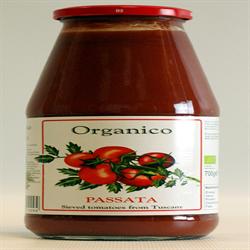 Passata de tomate toscano tamizado orgánico 700 g (pedir por separado o 12 para el comercio exterior)
