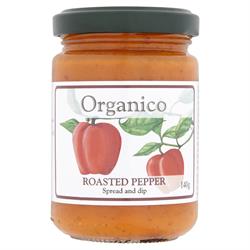 Organic Roasted Red Pepper Spread and Dip 140g