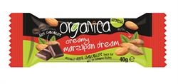 Barras de refrigerio - Mazapán cremoso orgánico Dream Vegan 40 g (pida 24 para el exterior minorista)
