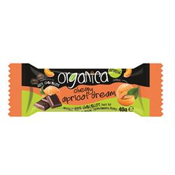 Snackbarer - Organisk seig aprikos Dream Vegan 40 g (bestill 24 for ytre detaljhandel)
