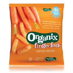 Palitos de zanahoria crujientes 20 g (pedir por separado o en 8 para el comercio exterior)