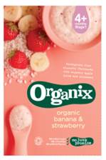 Organic Strawberry and banana Porridge 120g (order in singles or 5 for retail outer)