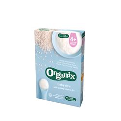 Organix Baby Rice 100 g (bestilles i single eller 5 for detail ydre)