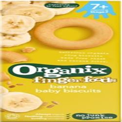 Galletas Baby Ring de plátano, 54 g (pedir por unidades o 5 para el exterior minorista)