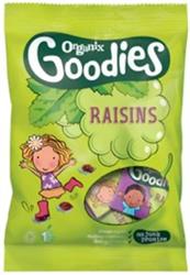 Goodies Raisins - มินิบ็อกซ์ 12 x 14g (สั่งเป็นชิ้นเดียวหรือ 4 ชิ้นสำหรับการขายปลีกด้านนอก)