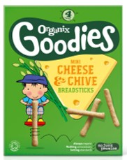 Goodies Cheese and Chive Breadsticks 4 x 20g (order in singles or 3 for retail outer)