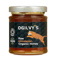 Rauwe biologische honing uit de Himalaya hooglanden 240g