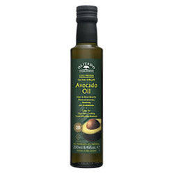 Økologisk Fairtrade Extra Virgin Avocado Oil 250ml (bestilles i single eller 6 for detail ydre)