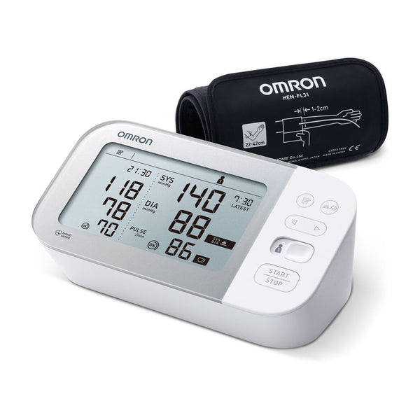 Monitor de presión arterial Omron | AFIB | 2 usuarios / 100 memorias