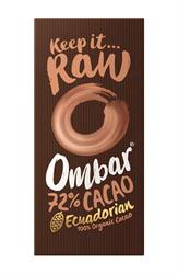 72% Rauwe Cacao 70g (bestel 10 voor handelsbuiten)
