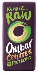 Ombar Pistachio centre in dark chocolate (order in singles or 10 for retail outer)