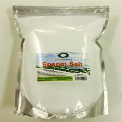Epsom Salt - 3 kg (Magnesiumsulfat). Kun til ekstern brug.
