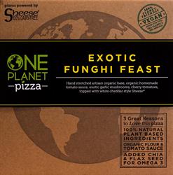 Exotic Funghi Feast Vegan Pizza 460g (commander en simple ou 10 pour le commerce extérieur)