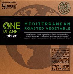 Pizza Vegan aux Légumes Méditerranéens 458g (commander en simple ou 10 pour le commerce extérieur)