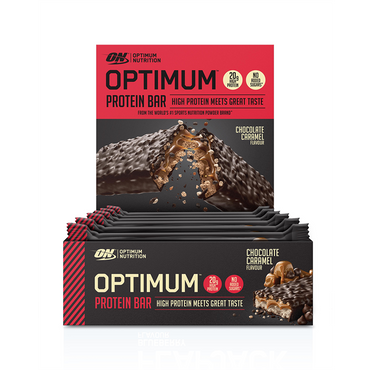 Optimum Nutrition barrita optima 10x60g/chocolate caramelo