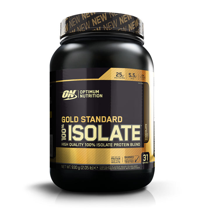Optimum Nutrition padrão ouro 100% isolado 930g / chocolate