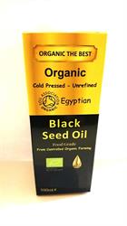 Óleo de Semente Negra Egípcia Orgânico 100ml (encomende em unidades individuais ou 24 para comércio exterior)