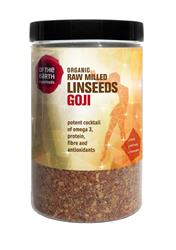 Semillas de lino molidas crudas orgánicas y bayas de Goji 150 g