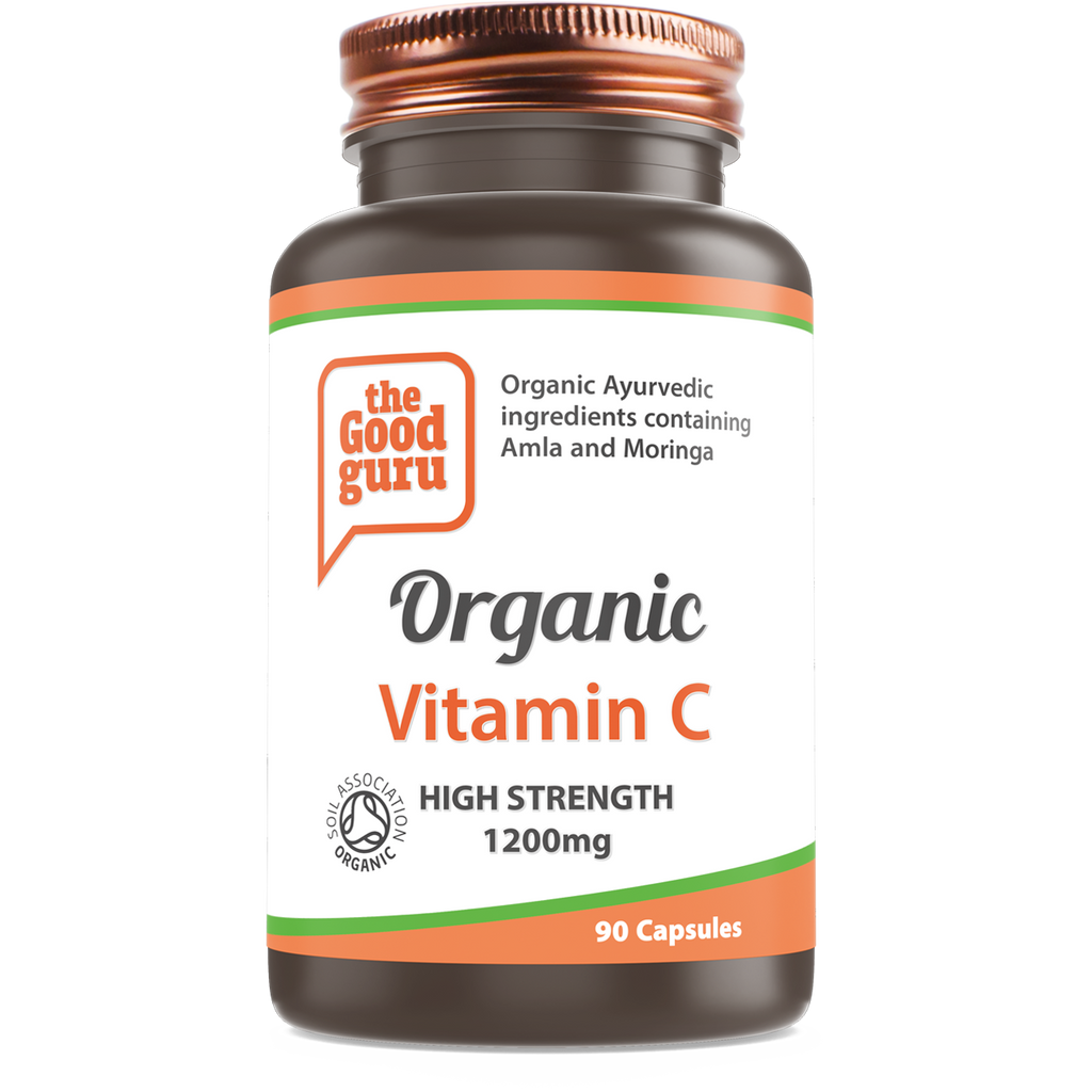 Den gode guruen, organisk vitamin c, 90 kapsler