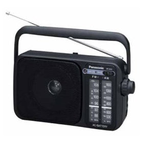 Radio de mesa Panasonic | AM/FM | CA/CC | Altavoz de 10 cm.