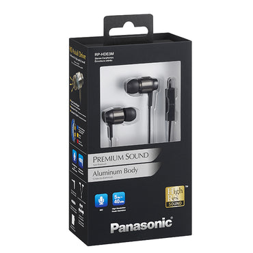 Panasonic øretelefoner | øreplugger | stilig design | bære veske