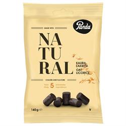 Panda Natural Oat Liquorice 140g (order in singles or 12 for trade outer)