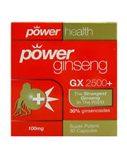 Power Ginseng G x 2500 30 kapsler