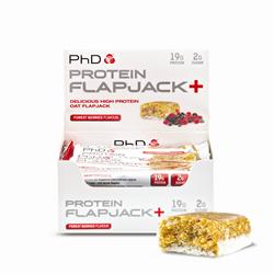 PhD Protein Flapjack+ Forest Berries 75 g (pida 12 para el exterior minorista)